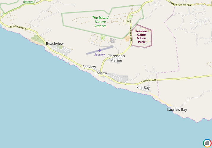 Map location of Sea View